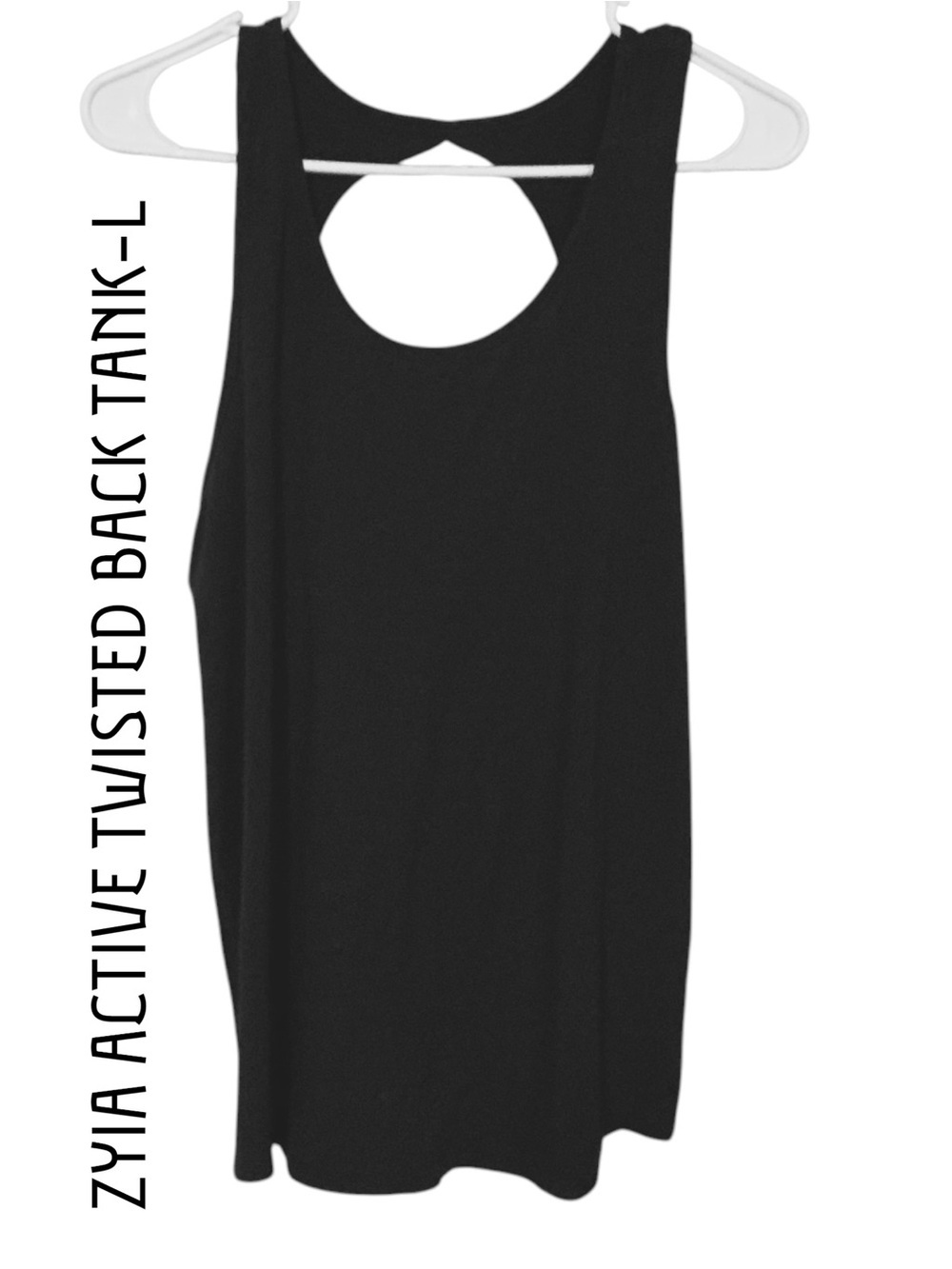 🌼Zyia Active Women's Twisted Back Tank Top - Black